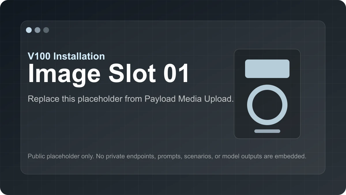 Placeholder for V100 installation image 01