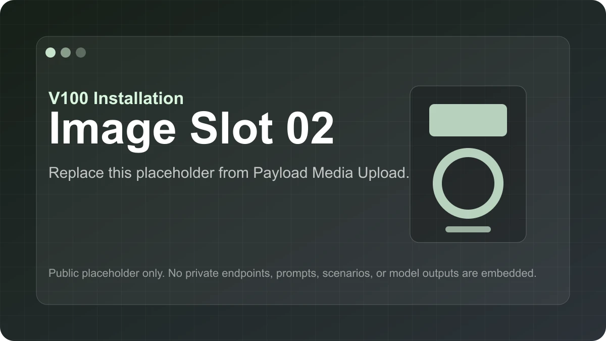 Placeholder for V100 installation image 02
