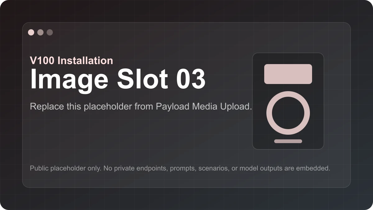 Placeholder for V100 installation image 03