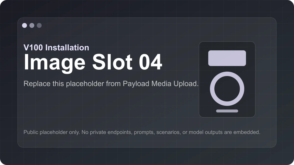 Placeholder for V100 installation image 04