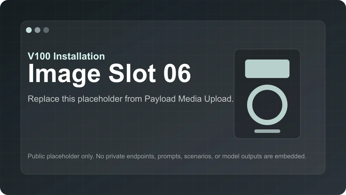 Placeholder for V100 installation image 06